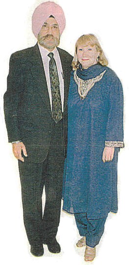 Photograph of K.P. Singh and his wife, Janice.