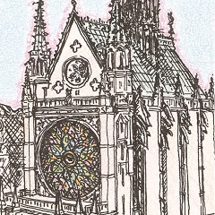 Sainte-Chapelle drawing