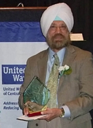 KP receiving Sarah Lewis Lifetime Achievement Award in 2010