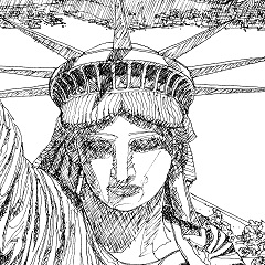 Statue of Liberty drawing